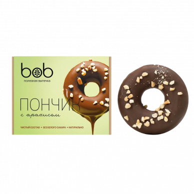 Пончик с арахисом Bob