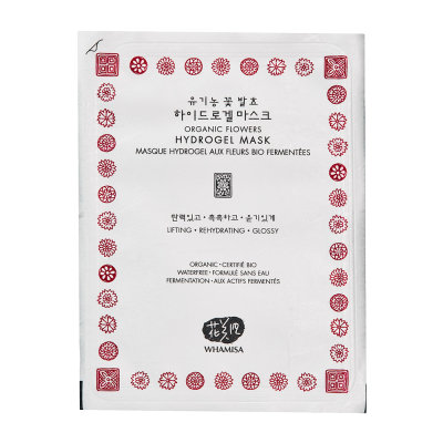 Маска для лица гидрогелевая на основе цветочных ферментов WHAMISA