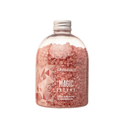 Соль для ванн с шиммером Magic dreams Greenmade