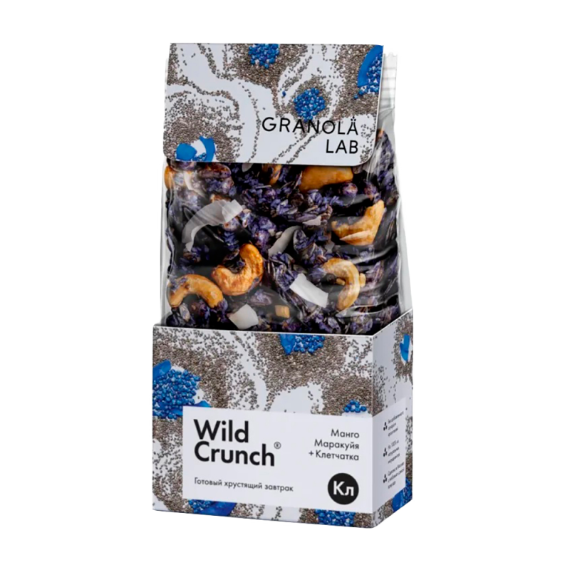 Кранч-гранола "Манго, маракуйя, клетчатка" Granola.lab
