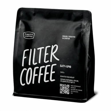 Кофе для фильтра молотый "Батч-Брю", 250 г, Tasty Coffee